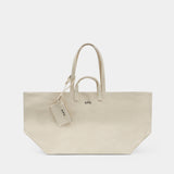 Le Drummer Shopper Bag - A.P.C. - Cotton - White