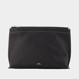 Neige Clou Vanity Case - A.P.C. - Leather - Black