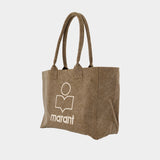Yenky Zipped Tote Bag - Isabel Marant - Cotton - Khaki