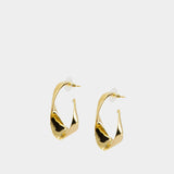 Hoops Ga Earrings - Isabel Marant - Metal - Gold