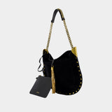Oskan Tassel Gz Shoulder Bag - Isabel Marant - Leather - Black