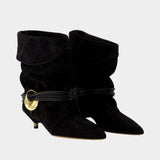 Edrika Gz Boots - Isabel Marant - Leather - Black