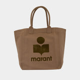 Yenky Gz Shopper Bag - Isabel Marant - Cotton - Khaki