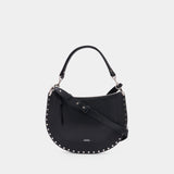 Oskan Gd Shoulder Bag - Isabel Marant - Leather - Black