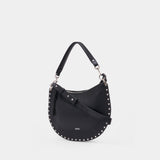 Oskan Gd Shoulder Bag - Isabel Marant - Leather - Black