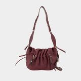 Bolton Shoulder Bag - Isabel Marant - Leather - Burgundy