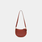 Oskan Soft Zip Shoulder Bag - Isabel Marant - Leather - Brick