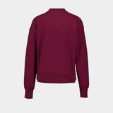 Moby Sweatshirt - Isabel Marant - Cotton - Burgundy