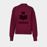 Moby Sweatshirt - Isabel Marant - Cotton - Burgundy