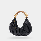 Ebene Medium Bag - Balmain - Leather - Black