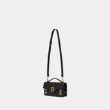 B-Buzz 24 Shoulder Bag - Balmain - Leather - Black