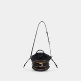 Shuffle Mini Bag - Balmain - Leather - Black