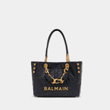1945 Soft Small Shopper Bag - Balmain - Leather - Black