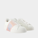 B-Court Sneakers - Balmain - Leather - Pink