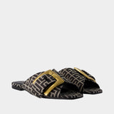 Anthem Sandals - Balmain - Cotton - Black