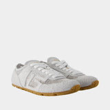 Racer 45 Sneakers - Balmain - Leather - White