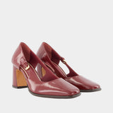 Brera Pumps - Rouje - Leather - Burgundy