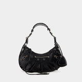 Le Cagole Bag S in Black Leather