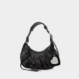 Le Cagole Bag S in Black Leather