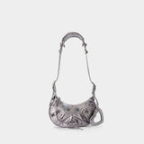 Cagole Shoulder Xs Bag - Balenciaga - Silver - Leather