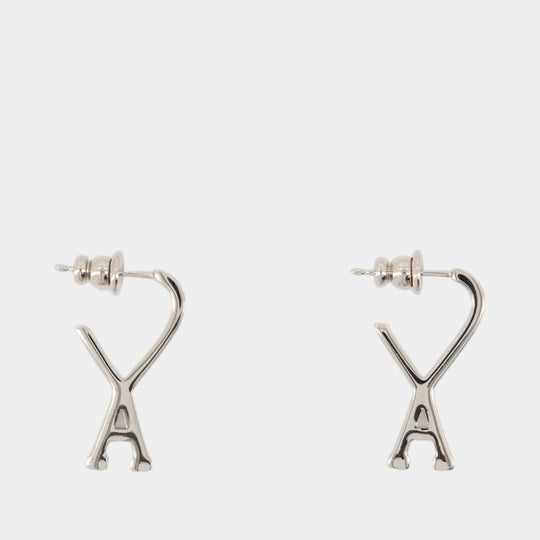 Adc Earrings - AMI Paris - Metal - Silver