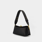 Carrousel Bag Crossbody - AMI Paris - Lambskin - Black
