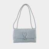 Voulez Vous Shoulder Bag - AMI Paris - Leather - Blue