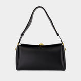 Carrousel Medium Crossbody - AMI Paris - Leather - Black