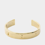 Hammered Ami De Coeur Bracelet - AMI Paris - Metal - Gold