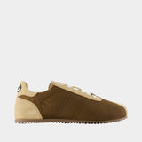 Soft Sneakers - AMI Paris - Canva - Brown