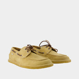 Boat Loaffers - AMI Paris - Leather - Beige
