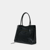 Le City Shoulder Bag M - Balenciaga - Leather - Black