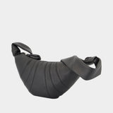 Small Croissant Crossbody - Lemaire - Leather - Black