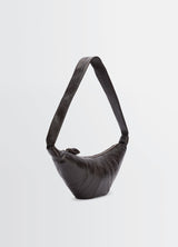 Medium Croissant Bag - Lemaire - Leather - Dark Chocolate