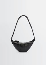 Small Croissant Bag - Lemaire - Leather - Black