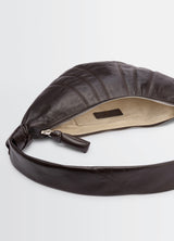 Small Croissant Bag - Lemaire - Leather - Dark Chocolate