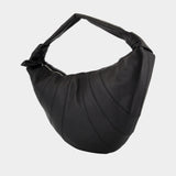 Fortune Croissant Crossbody - Lemaire - Leather - Black