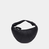 Mini Fortune Croissant Purse - Lemaire - Leather - Black
