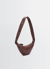 Small Croissant Crossbody - Lemaire - Leather - Brown