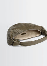 Fortune Croissant Crossbody - Lemaire - Leather - Khaki