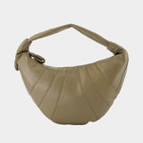 Fortune Croissant Crossbody - Lemaire - Leather - Khaki
