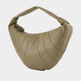 Fortune Croissant Crossbody - Lemaire - Leather - Khaki