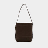 Small Belted Shoulder Bag - Lemaire - Leather - Brown