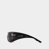 Scuba Sunglasses - Courreges - Acetate - Black