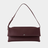 Cuff Pouch - Courreges - Leather - Burgundy