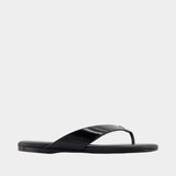 Vinyl Sandals - Courreges - Cotton - Black
