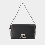 Icotype Shoulder Bag - Courreges - Leather - Black