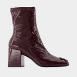 Reedition Ankle Boots - Courreges - Synthetic - Burgundy