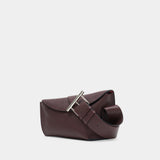 T-Bar Sling Crossbody - Alexander McQueen - Leather - Burgundy
