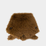 Neckerchief Scarf - Simone Rocha - Faux Fur - Brown